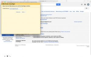 Email Abholung von - statt Weiterleitung an - Gmail ...